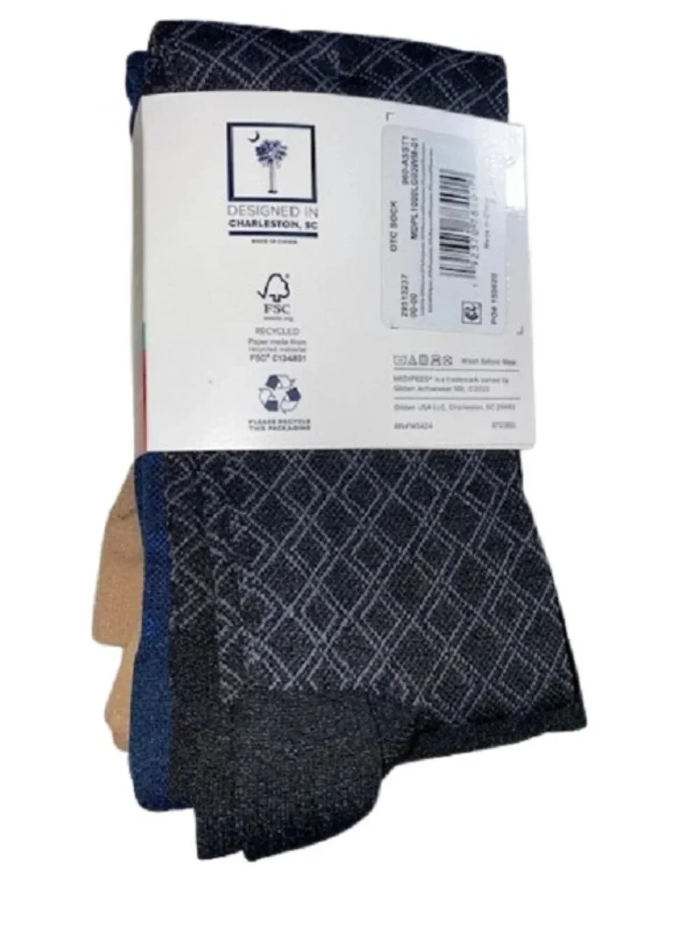 MediPeds 3 Pair Women's Mild Compression Fancy Knee High Socks, Shoe Size 10-13